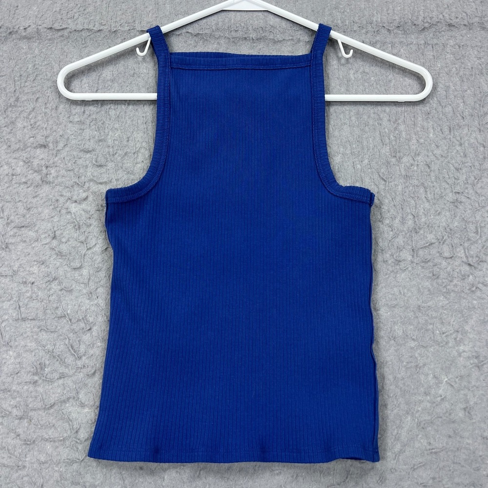 We The Free People Mia Tank Women's XS Bellweather Ribbed Slim Square Neck Top
